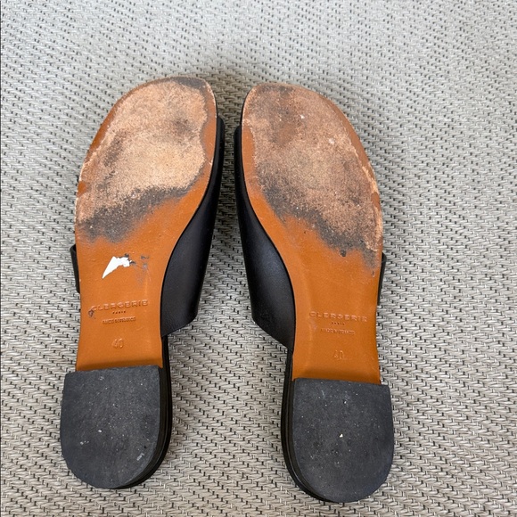 Robert Clergerie Black Leather Sandals - Picture 5 of 5